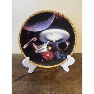 Star Trek The Voyagers Hamilton Plate Collection U.S.S. Enterprise NCC 1701